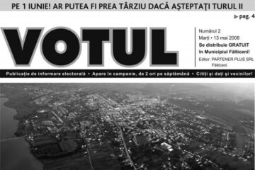 Fălticeni: Publicație de informare electorală