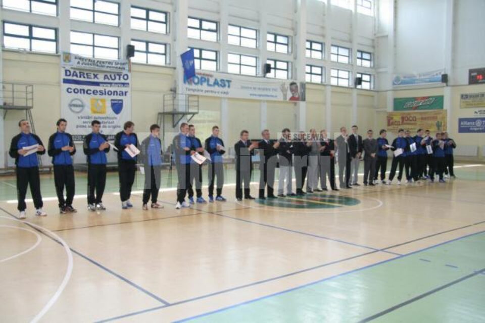Handbaliștii suceveni au fost ieri premiați pentru parcursul din campionatul abia încheiat