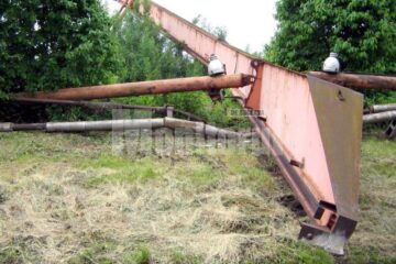 Locul în care Sorin Cristinel Boca a fost prins sub grinda de oțel a macaralei