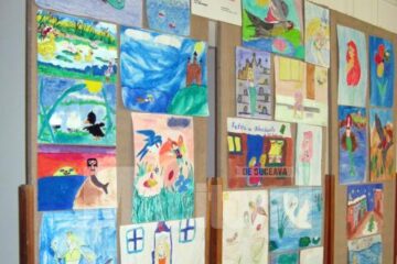 Expoziție de desene realizate de elevi