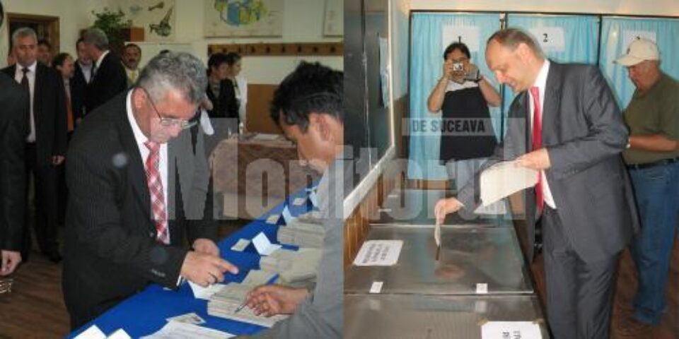 Lungu și Donțu au votat la aceeași secție de votare, la interval de jumătate de oră