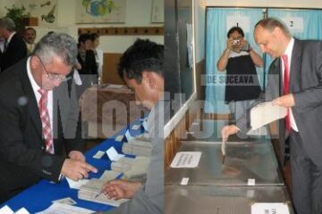 Lungu și Donțu au votat la aceeași secție de votare, la interval de jumătate de oră