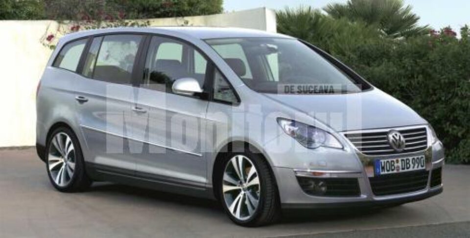 Volkswagen Sharan 2009 Rendering