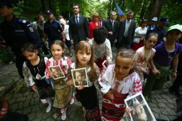 Familia regală, la Castelul Peleș. Foto: MEDIAFAX