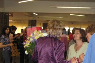 Viceprimarul Angela Zarojanu și-a luat adio de la angajații Primăriei