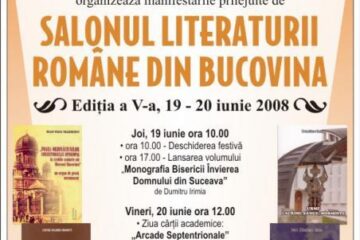 Afiș Salonul Literaturii Române din Bucovina