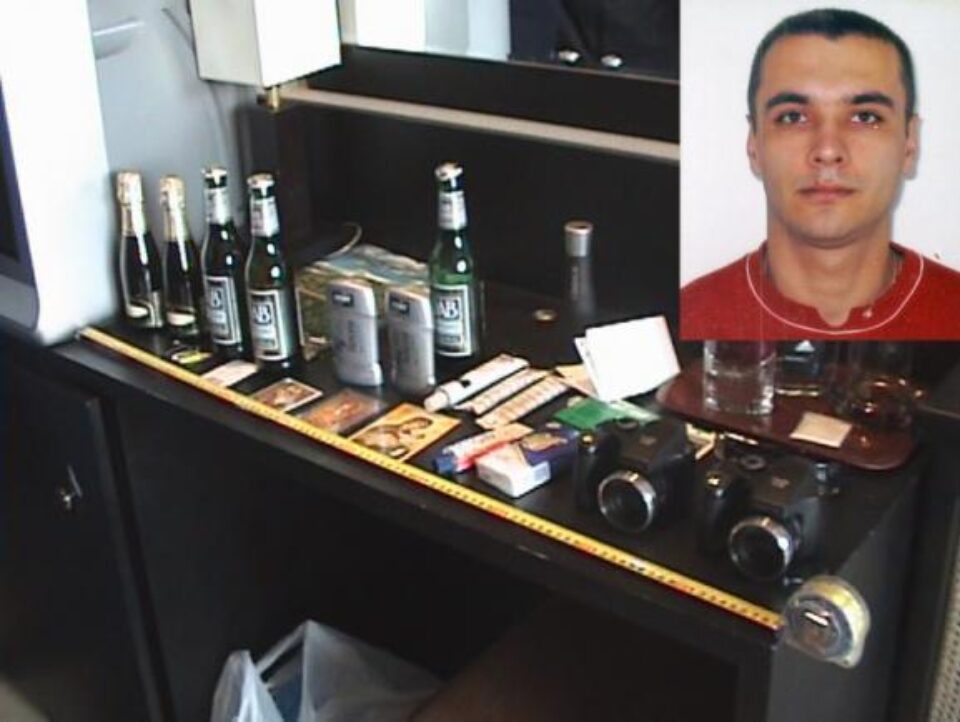 Camera de hotel în care a fost găsit rădăuțeanul Radu Cozaciuc