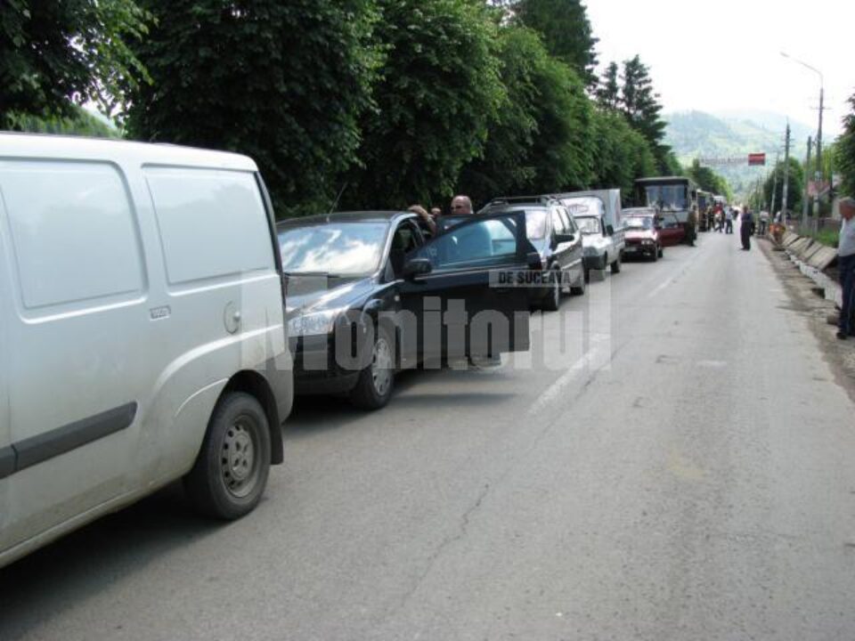 Drum național blocat de lucrători pasivi și utilaje defecte