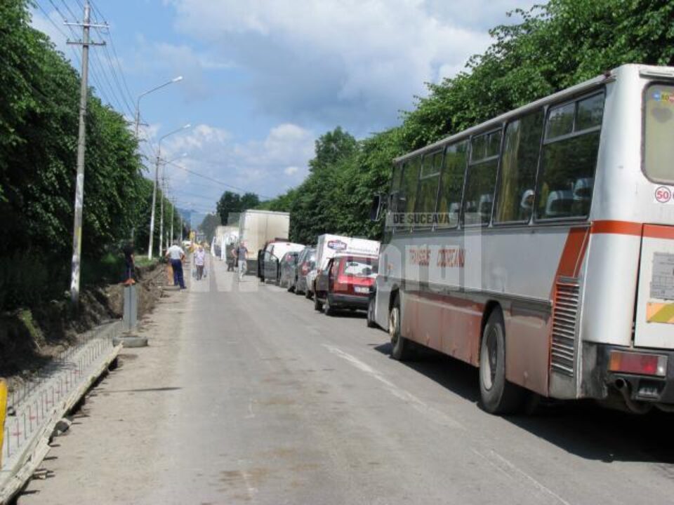Blocaj rutier pe DN17
