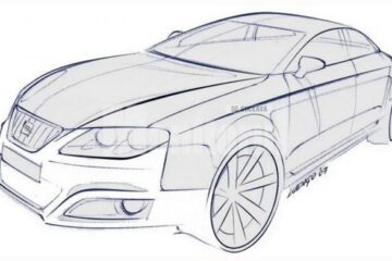 Seat Exeo 2009 Sketch