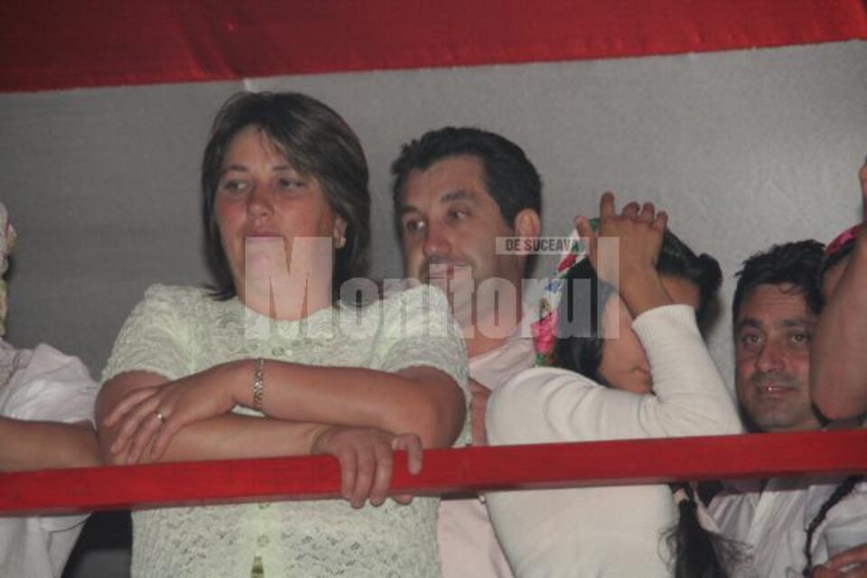 Primarul de Salcea, Ilie Lungu, și soția sa, invitați speciali