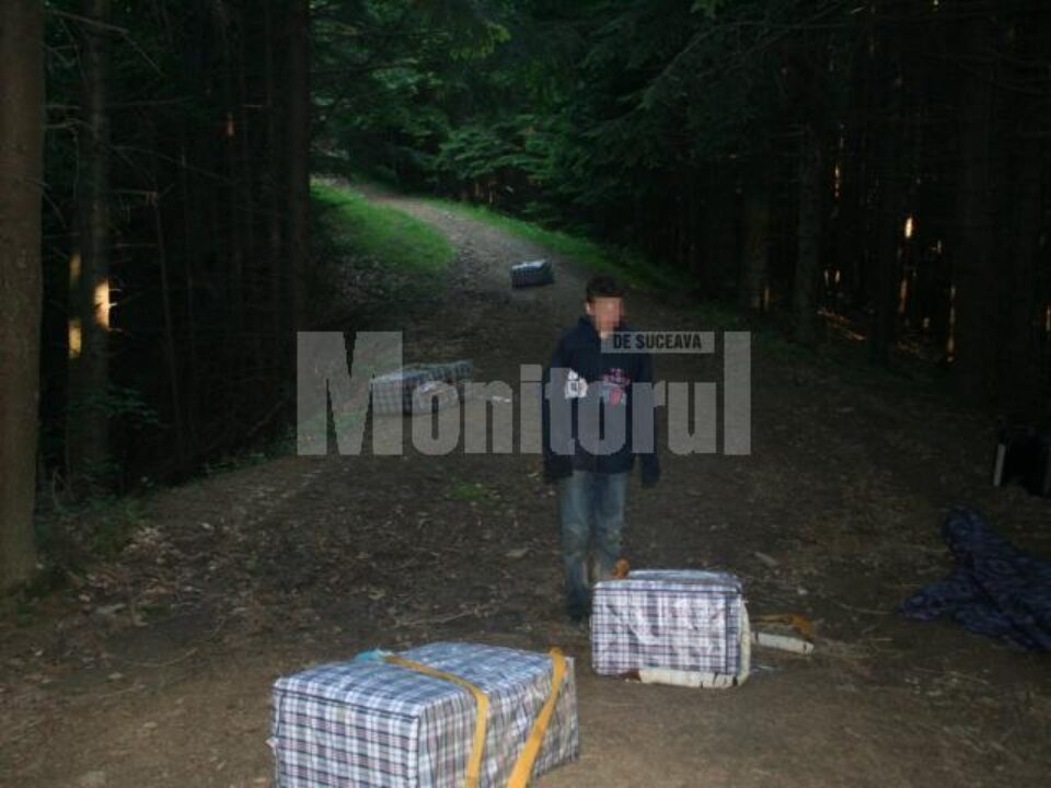 Unul dintre minorii prinși cu țigări de contrabandă