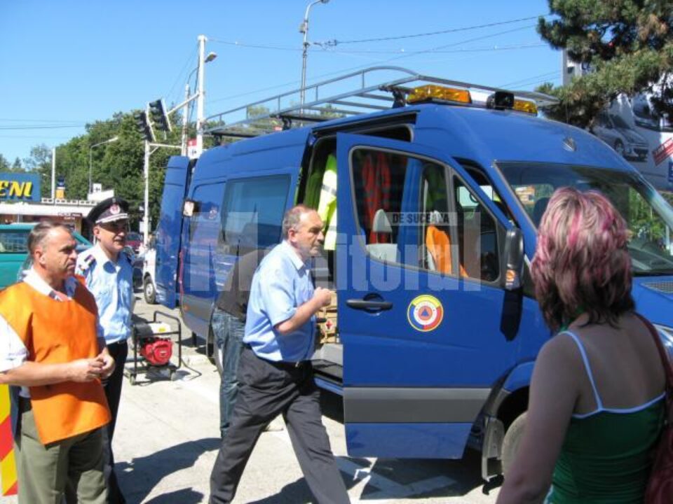 Masina de interventie a Primariei Suceava