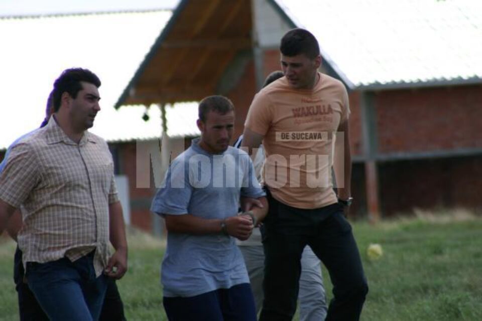 Maricel Brânză la reconsitituirea crimei de la Burdujeni