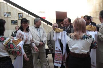 Gheorghe Flutur, în vizită la Cernauți