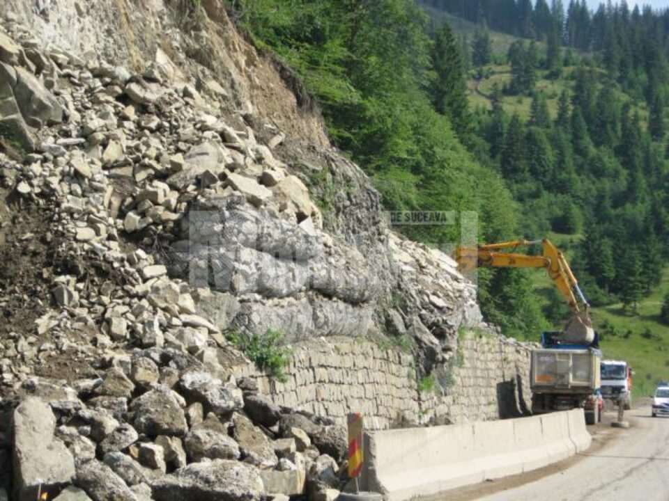 Supraveghere: Observator permanent pentru căderile de pietre pe DN 17