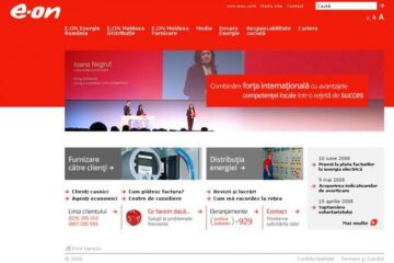 În pas cu tehnologia: E.ON Energie România are site nou pe internet