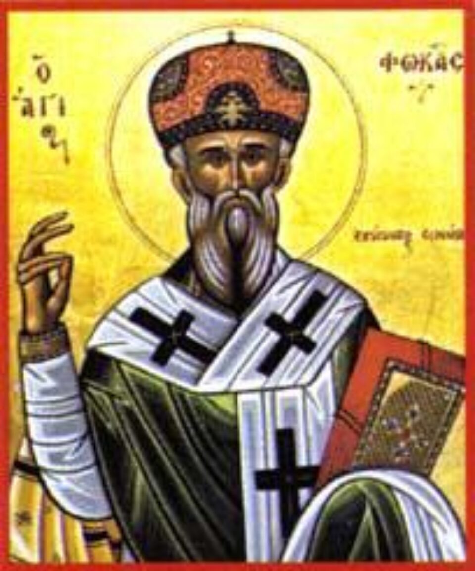 Sinaxar - Aducerea moaștelor Sf. Mucenic Foca; Sf. Mucenici Trofim și Teofil