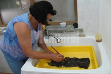 Textile arheologice, în procesul de restaurare