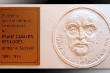 Placa-basorelief cu efigia lui Franz cavaler Des Loges