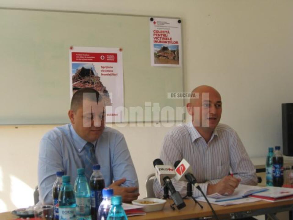 Octavian Pilă (stânga) și Corneliu Florian Dediu (dreapta)