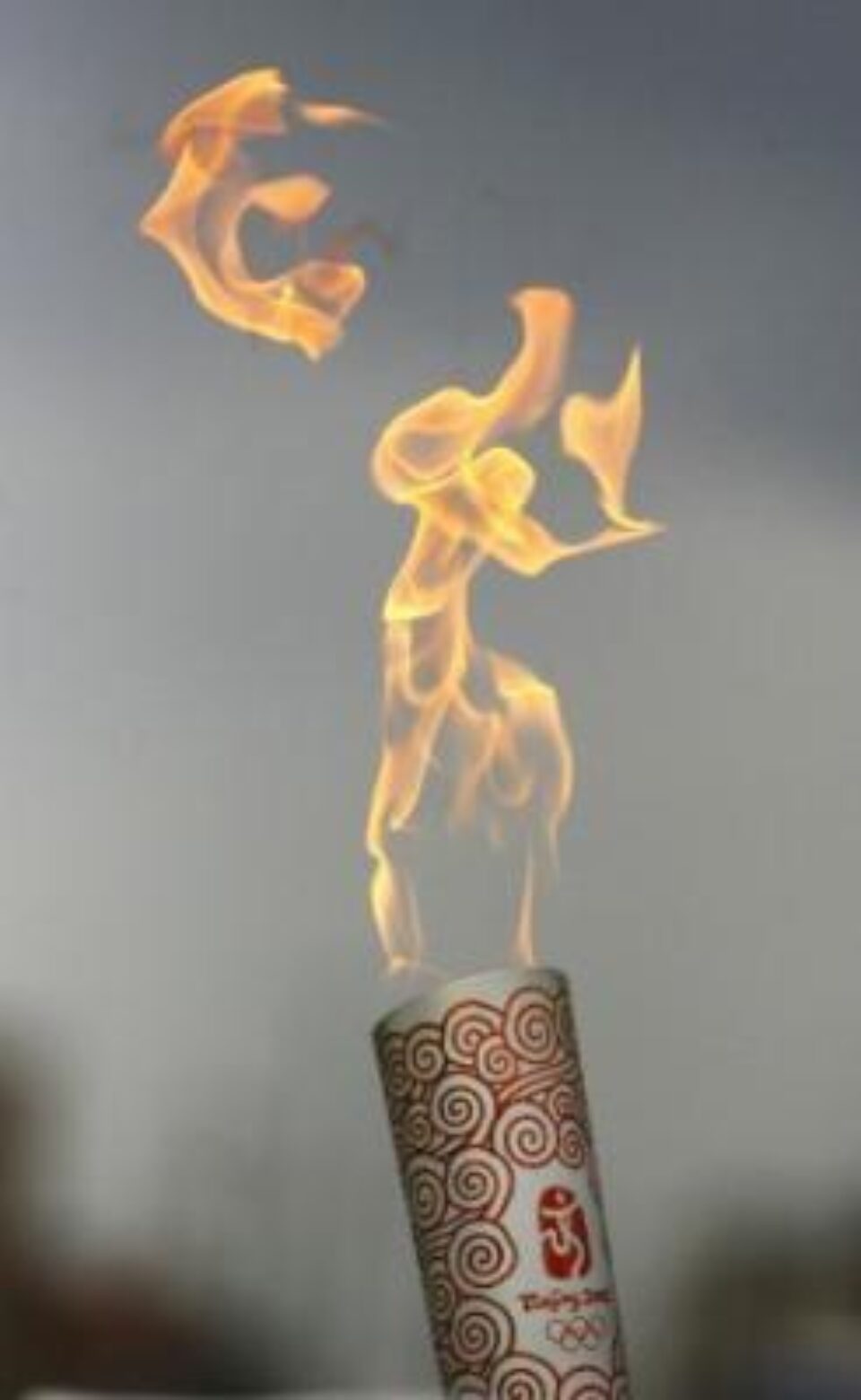 Capăt de drum: Flacăra olimpică a ajuns la Beijing