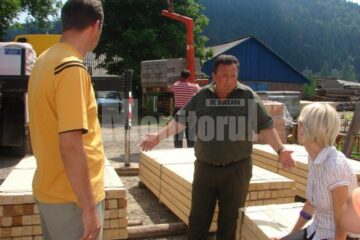 Umanitar: Raluca Turcan a adus un TIR de materiale de construcții la Putna