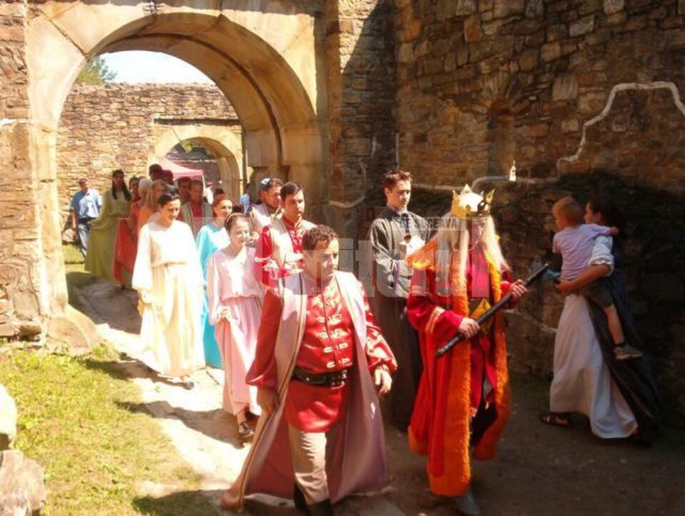 Ștefan cel Mare - Scenă istorică la o ediție anterioară a festivalului sucevean