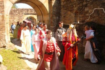 Ștefan cel Mare - Scenă istorică la o ediție anterioară a festivalului sucevean