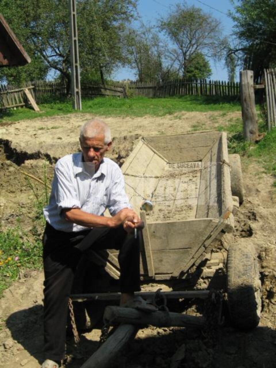 Petru Roșca: „O să plec odată cu casa în gârlă”