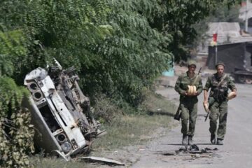 Începând de astăzi, Rusia retrage contingentul militar trimis în Georgia. Foto: AFP / MEDIAFAX