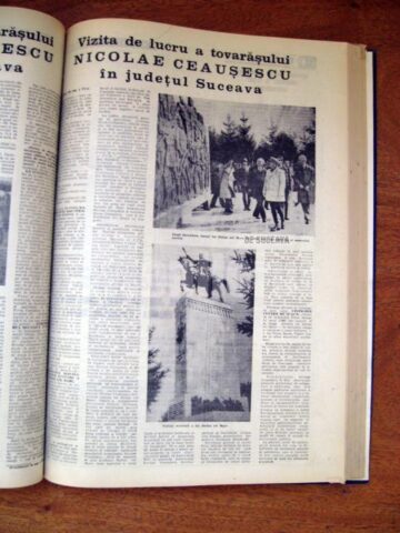 Evenimentul dezvelirii monumentului în presa vremii
