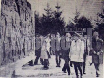 Nicolae Ceaușescu la momentul inaugurării