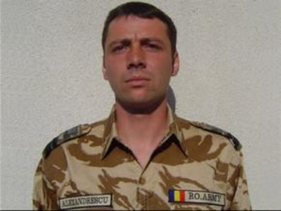 Sergentul major Dragoș Traian Alexandrescu a murit în Afganistan Foto: MEDIAFAX
