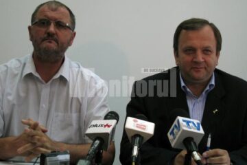 Președintele CJ, Gheorghe Flutur, și subprefectul demisionar Orest Onofrei