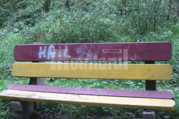 În drumul spre Cetate: Mâzgălituri cu caracter satanic, ignorate de autorități