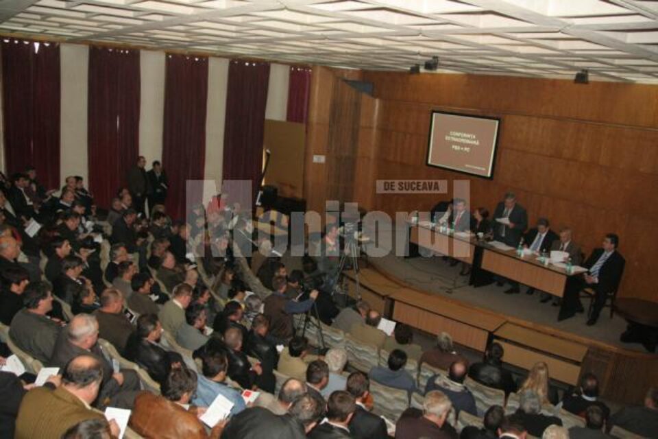 Conferința județeană extraordinară a PSD Suceava