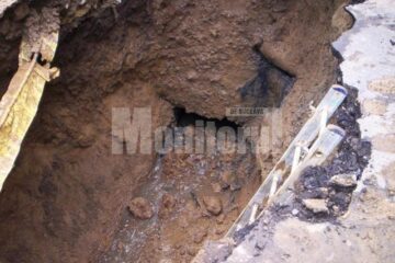 Fălticeni: Crater in carosabil