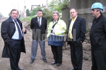 Gheorghe Flutur s-a deplasat în cursul zilei de ieri în zona în care se realizează lucrările de modernizare