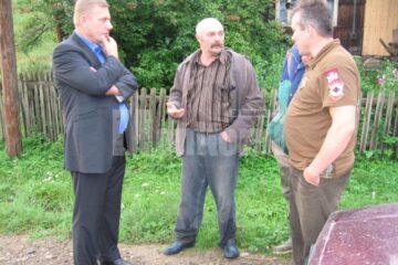 Dumitru Morhan a mers pe teren pentru a se interesa de problemele etnicilor ucraineni