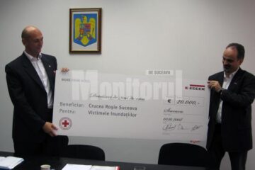 Sprijin: Egger donează Crucii Roșii 20.000 de euro pentru sinistrați