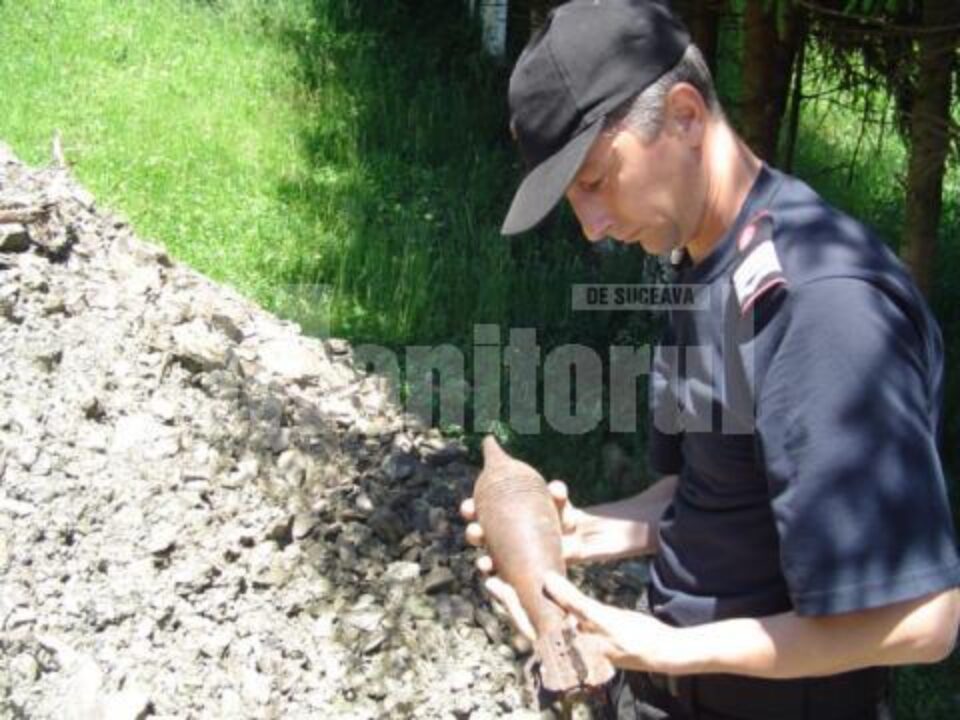 Elemente de muniție găsite la Maria și Laurențiu Grigoraș