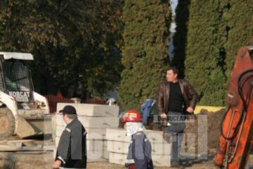 Iar probleme: Conductă de gaz din zona „pasarelei” Șcheia, fisurată de un excavator