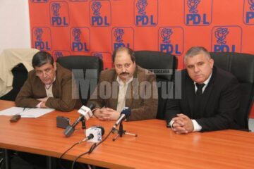Candidații PD-L pentru colegiile din zona Rădăuți: Cristian Irimie, Petru Carcalete și Dumitru Mihalescul