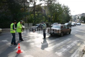 Locul unde au fost loviți cei doi elevi de liceu