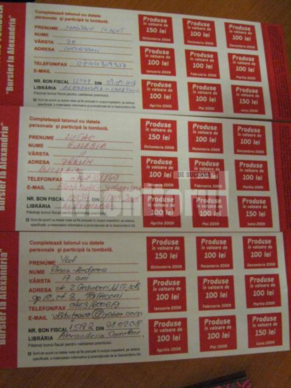 Extragerea câștigătorilor premiilor Alexandria în Shopping City Suceava