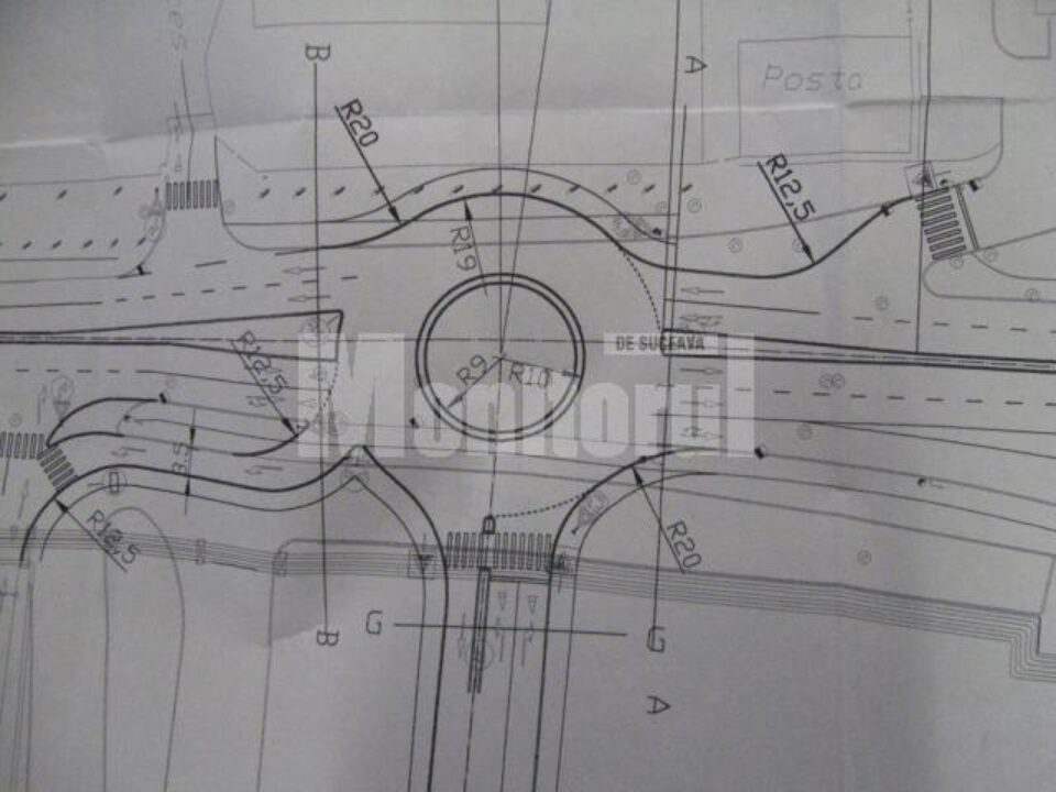Schița noului sens giratoriu