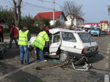 Ieri, în jurul orei 11.15, la ieșirea din municipiul Suceava, spre Fălticeni