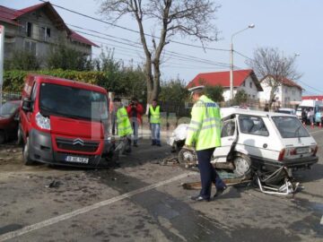 Ieri, în jurul orei 11.15, la ieșirea din municipiul Suceava, spre Fălticeni
