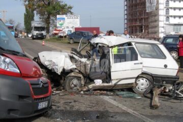 Ieri, în jurul orei 11.15, la ieșirea din municipiul Suceava, spre Fălticeni